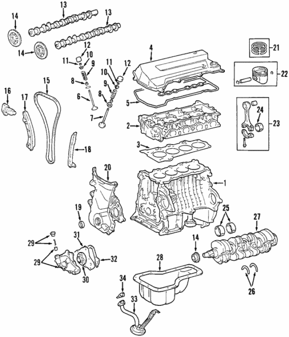 JOINT DE CULASSE TOYOTA 11115-22050 (1ZZ-FE)