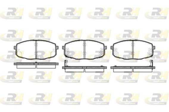 PLAQUETTE DE FREIN AVANT HYUNDAI 21038.02