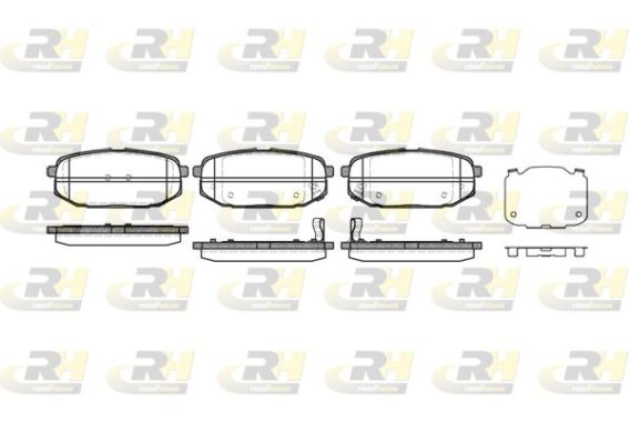 PLAQUETTE DE FREIN ARRIERE HYUNDAI 21147.02