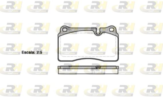 PLAQUETTE DE FREIN AVANT RANGE ROVER 21200.10