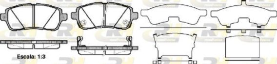 PLAQUETTE DE FREIN AVANT SUZUKI 21281.02