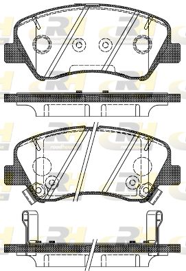 PLAQUETTE DE FREIN AVANT HYUNDAI/KIA 21488.02