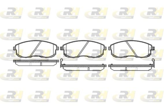 PLAQUETTE DE FREIN AVANT NISSAN/ INFINITY 2293.12