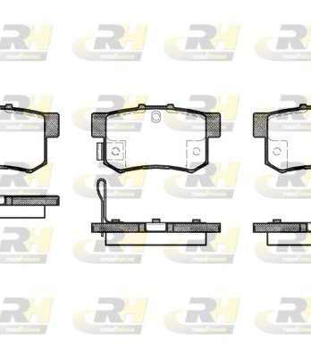 PLAQUETTE DE FREIN ARRIERE HONDA 2325.32