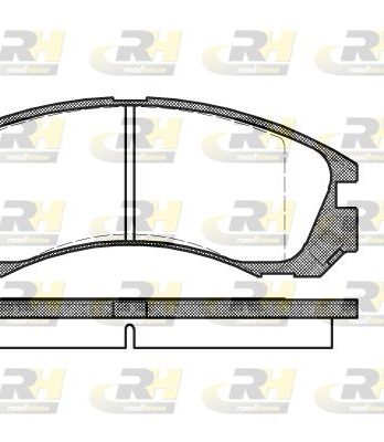 PLAQUETTE DE FREIN AVANT MITSUBISHI 2354.22