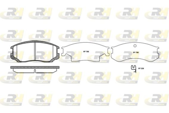 PLAQUETTE DE FREIN AVANT MITSUBISHI/ DAIHATSU 2357.22