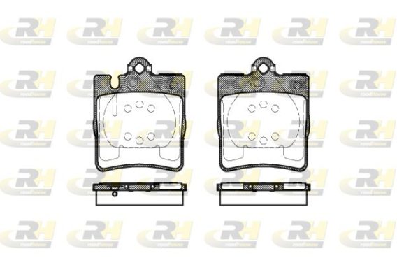 PLAQUETTE DE FREIN ARRIERE MERCEDES-BENZ 2709.10