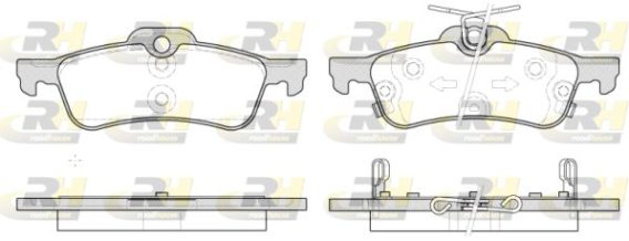 PLAQUETTE DE FREIN ARRIERE TOYOTA/HONDA 2862.12