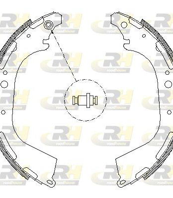 JEU DE GARNITURE ARRIERE NISSAN 4650.00