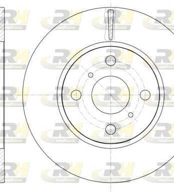 DISQUE DE FREIN AVANT TOYOTA 61005.10