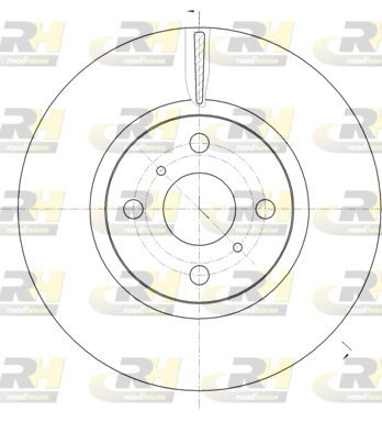 DISQUE DE FREIN AVANT TOYOTA YARIS 61006.10