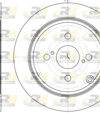 DISQUE DE FREIN AVANT TOYOTA 61073.00