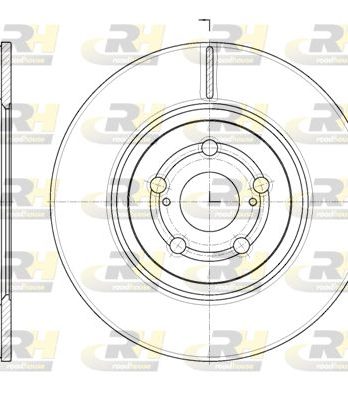 DISQUE DE FREIN AVANT TOYOTA 61092.10