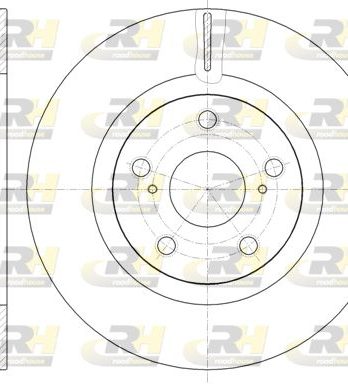 DISQUE DE FREIN AVANT TOYOTA 61189.10