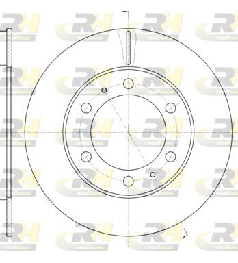 DISQUE DE FREIN AVANT TOYOTA 61205.10