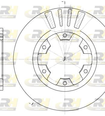 DISQUE DE FREIN AVANT NISSAN 61239.10