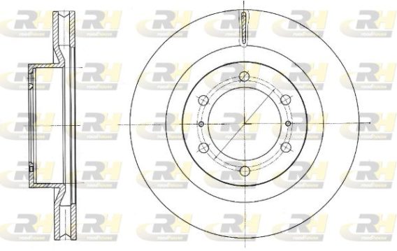 DISQUE DE FREIN AVANT TOYOTA 61331.10