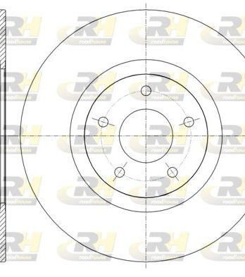 DISQUE DE ROUE AVANT NISSAN/RENAULT 61349.10