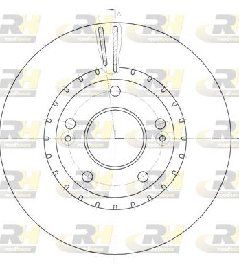 DISQUE DE FREIN AVANT HYUNDAI ELANTRA 61434.10