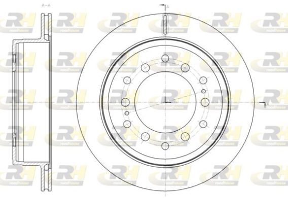 DISQUE DE FREIN ARRIERE TOYOTA 61664.10