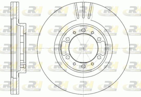 DISQUE DE FREIN AVANT MITSUBISHI 6462.10