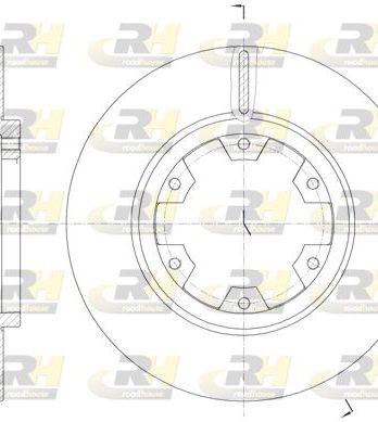 DISQUE DE FREIN AVANT FORD/ NISSAN 6466.10