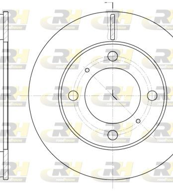 DISQUE DE FREIN AVANT TOYOTA 6539.10