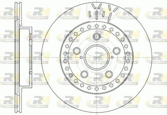 DISQUE DE FREIN AVANT TOYOTA 6561.10