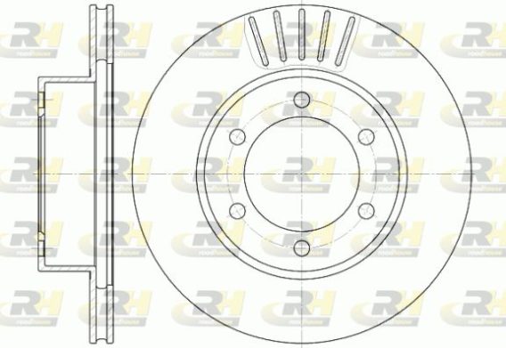 DISQUE DE FREIN AVANT TOYOTA 6562.10