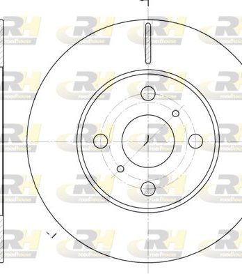 DISQUE DE FREIN AVANT TOYOTA/BMW 6635.10