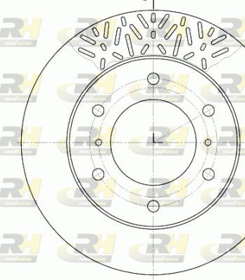 DISQUE DE FREIN AVANT MITSUBISHI 6639.10