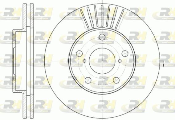 DISQUE DE FREIN AVANT TOYOTA/KIA 6640.10