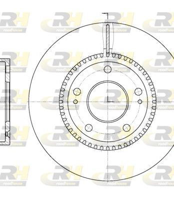 DISQUE DE FREIN AVANT HYUNDAI/KIA 6663.10