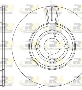 DISQUE DE FREIN AVANT TOYOTA 6703.10