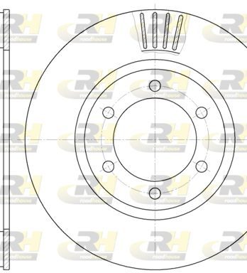 DISQUE DE FREIN AVANT TOYOTA 6706.10