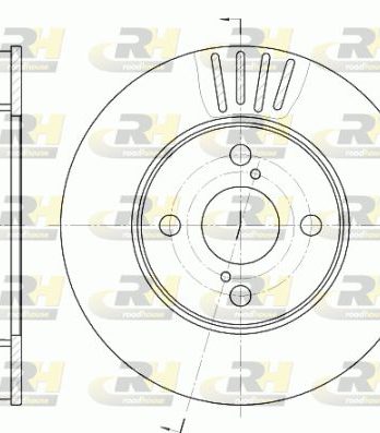 DISQUE DE FREIN AVANT TOYOTA 6742.10