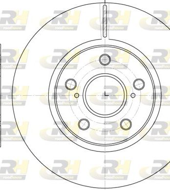 DISQUE DE FREIN AVANT TOYOTA/LEXUS 6862.10