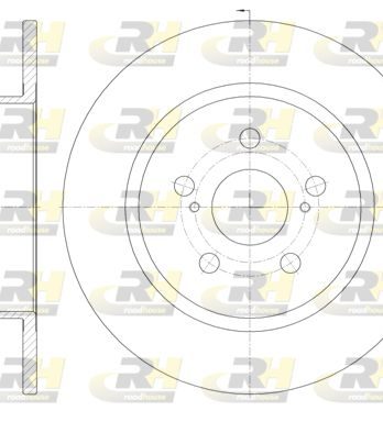 DISQUE DE FREIN ARRIERE TOYOTA 6878.00