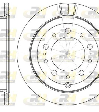 DISQUE DE FREIN ARRIERE LEXUS/TOYOTA 6948.10