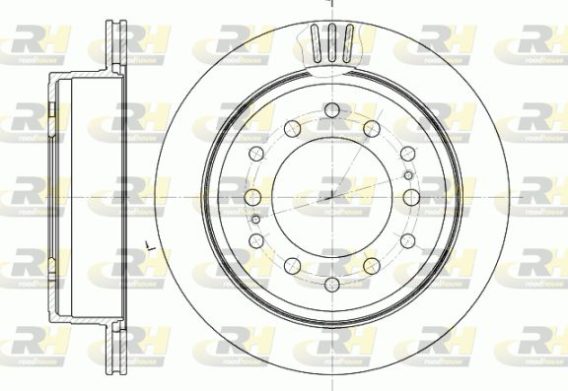 DISQUE DE FREIN ARRIERE TOYOTA 6956.10