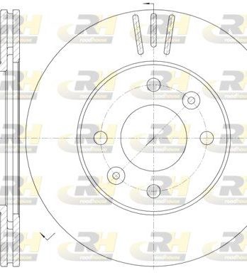 DISQUE DE FREIN AVANT HYUNDAI/KIA 6990.10