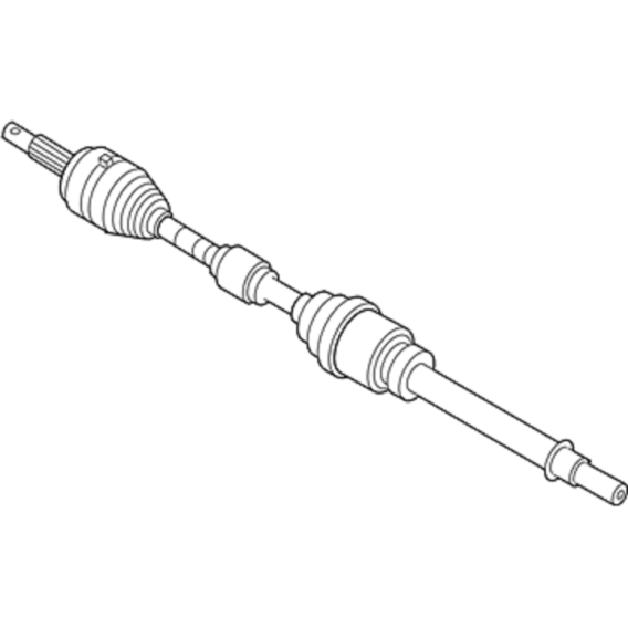 CARDAN COMPLET AVANT NISSAN 39101-JD000