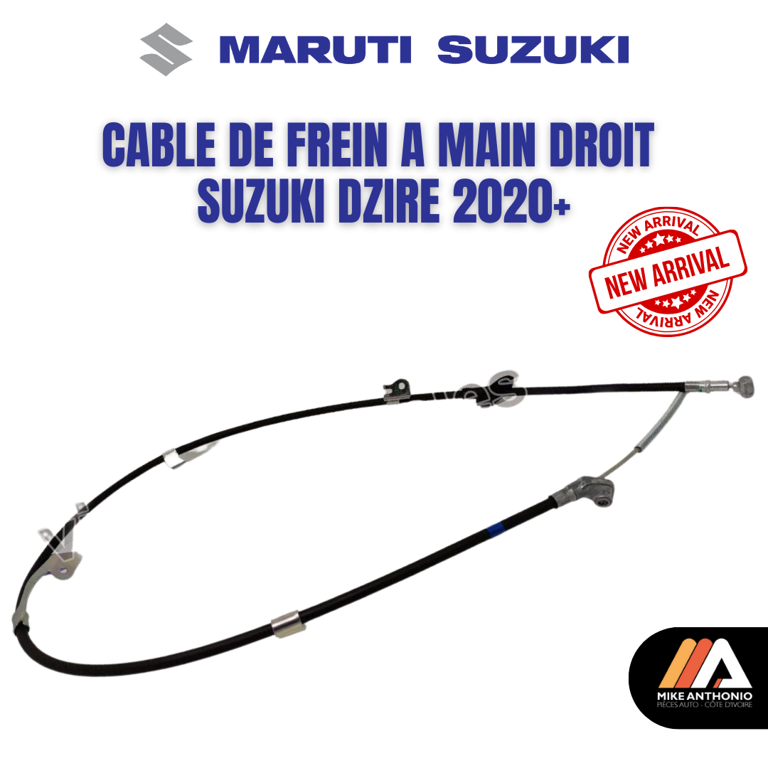 CABLE DE FREIN A MAIN DROIT SUZUKI DZIRE 2020+/ CABLE PARKING SUZUKI DZIRE RH/