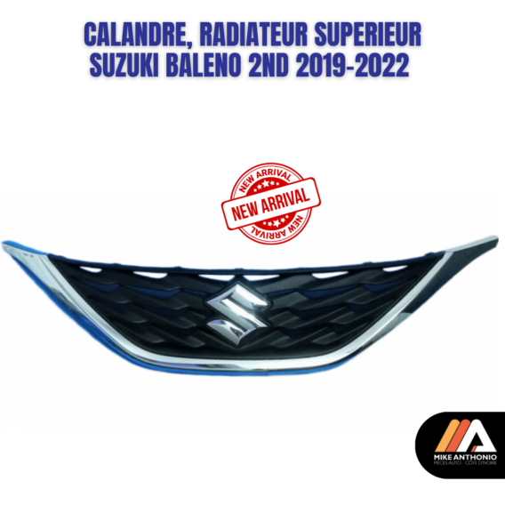 CALANDRE, RADIATEUR SUPERIEUR SUZUKI BALENO 2ND 2019-2022