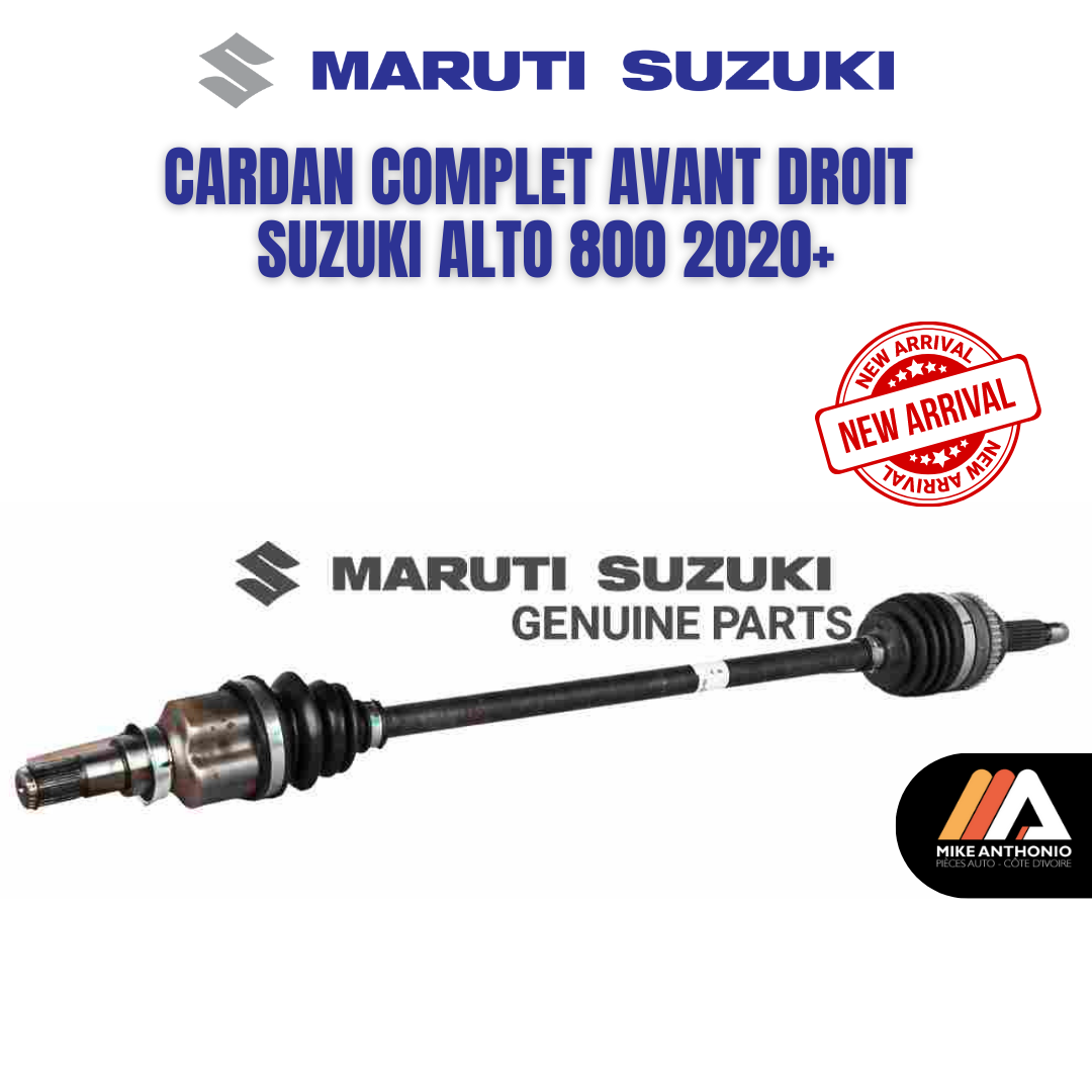 CARDAN COMPLET AVANT DROIT SUZUKI ALTO 800 2020+/ SHAFT COMPLETE SUZUKI ALTO FRONT RH