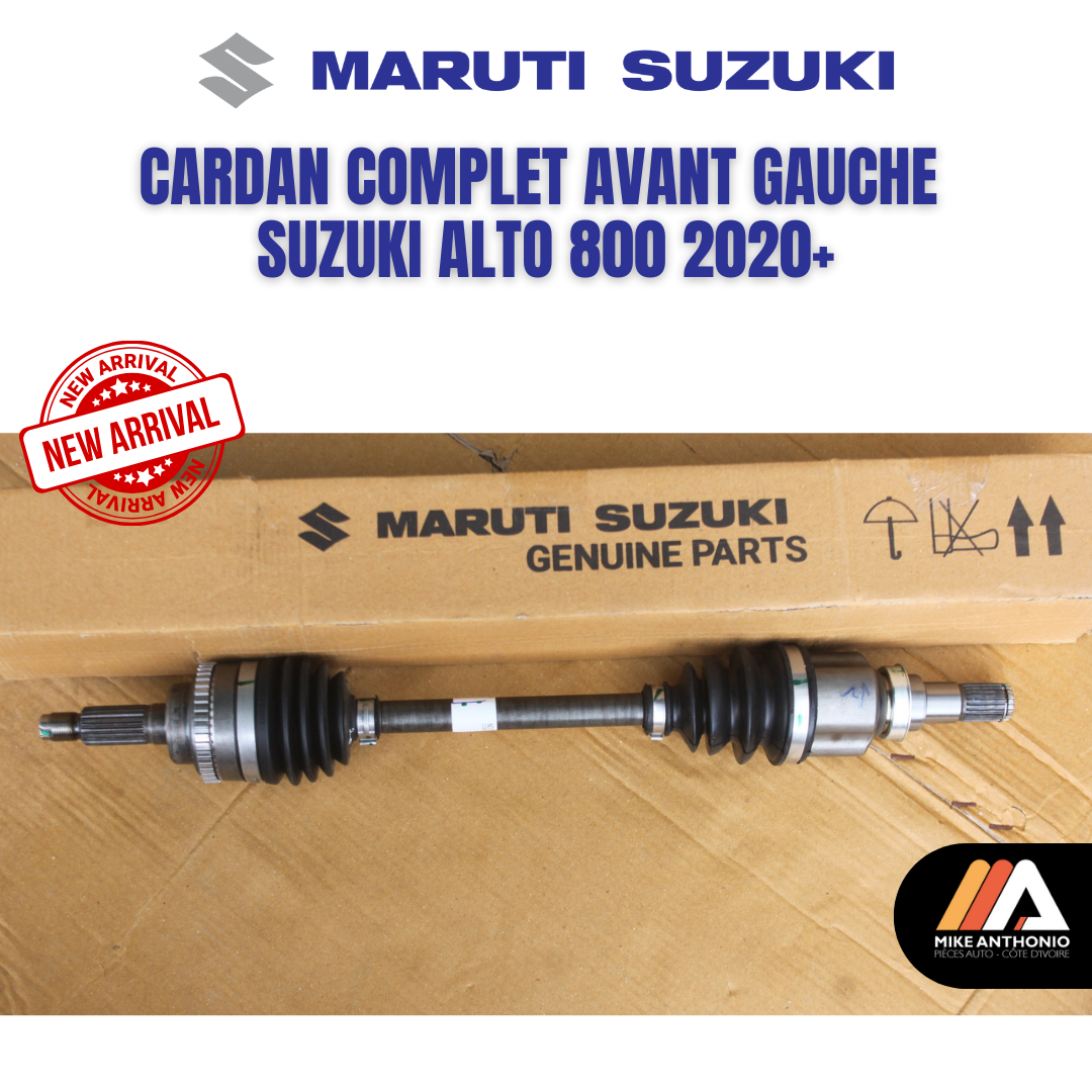 CARDAN COMPLET AVANT GAUCHE SUZUKI ALTO 800 2020+/ SHAFT COMPLETE SUZUKI ALTO FRONT LH