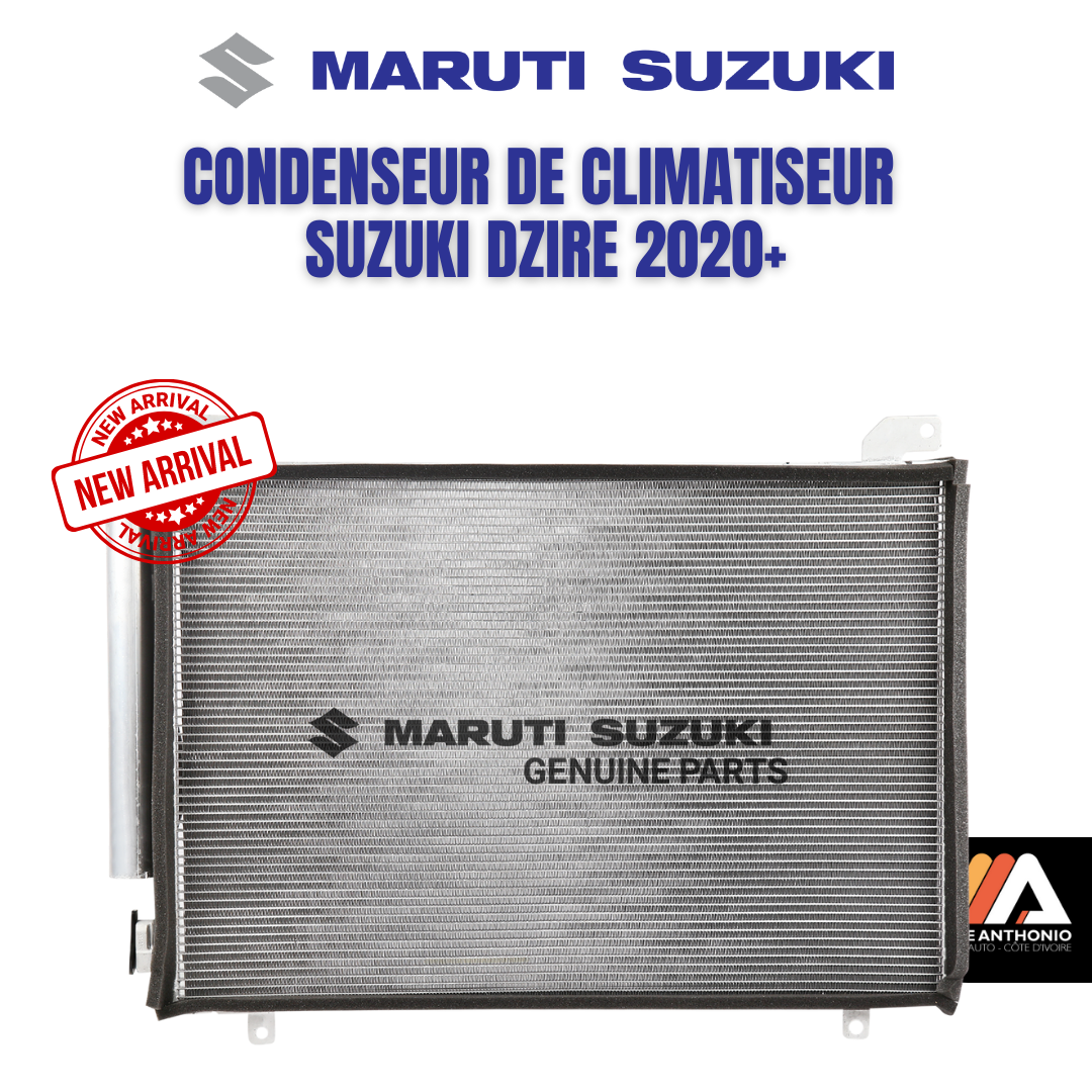 CONDENSEUR DE CLIMATISEUR SUZUKI DZIRE 2020+/ CONDENSOR SUZUKI DZIRE