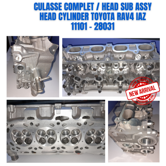 Culasse COMPLET / HEAD SUB ASSY hEAD CYLINDER TOYOTA RAV4 IAZ 11101 – 28031