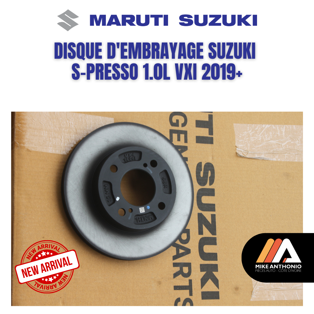 DISQUE D’EMBRAYAGE SUZUKI S-PRESSO 1.0L VXI 2019+/ CLUCTH DISC SUZUKI S-PRESSO