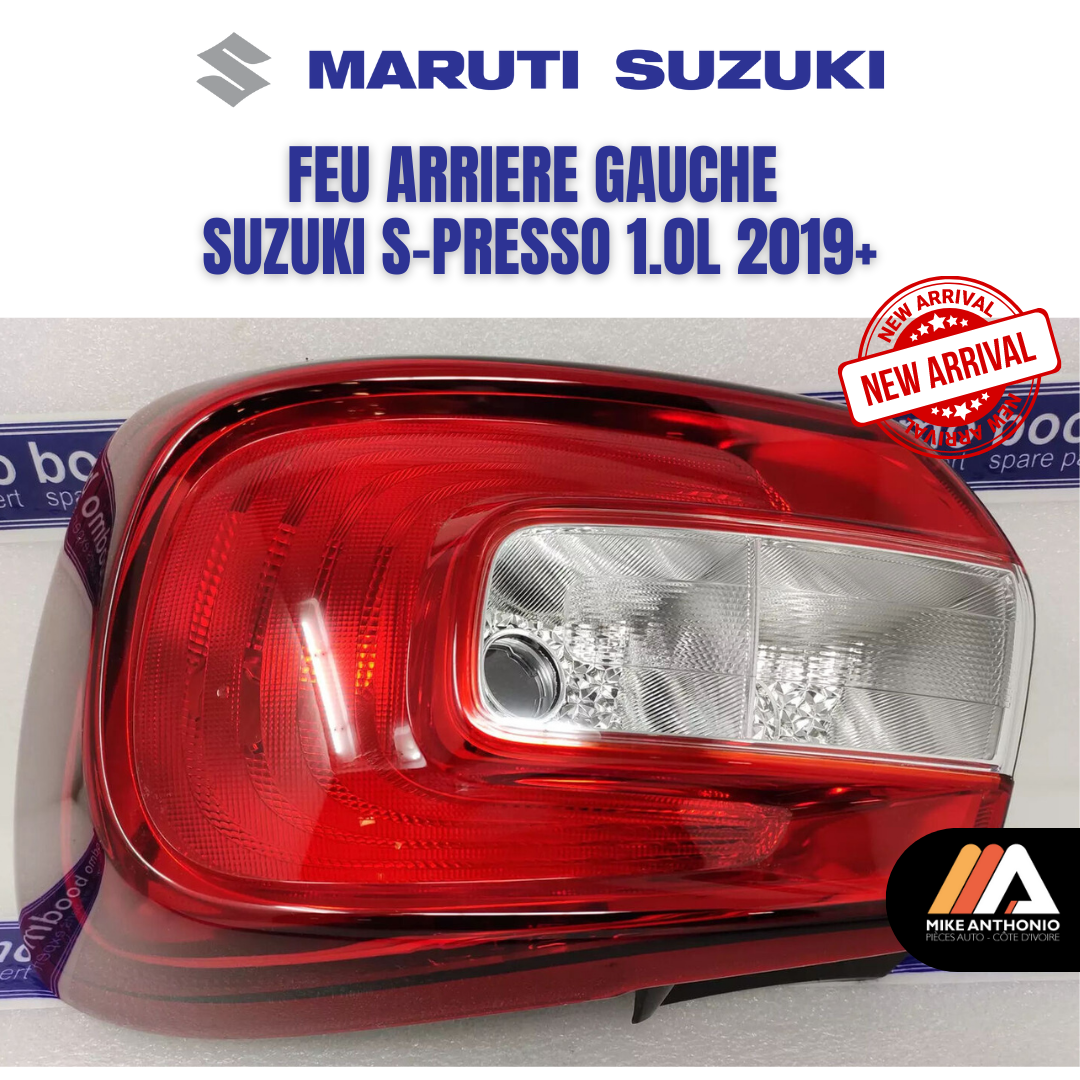 FEU ARRIERE GAUCHE SUZUKI S-PRESSO 1.0L 2019+/ BACK LAMP SUZUKI S-PRESSO LH